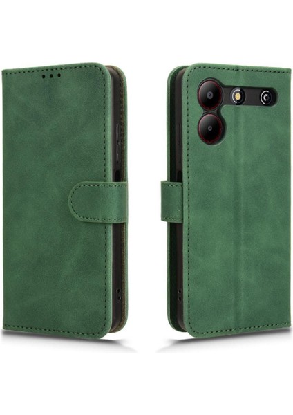 Zte A54 Kart Ekleme Deri Folio Flip Case Tam Koruma (Yurt Dışından)