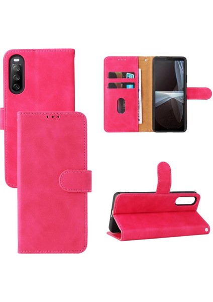 Kart Tutucu Kickstand Koruyucu Kapak ile Sony Xperia 10 Iv Için Kılıf (Yurt Dışından)