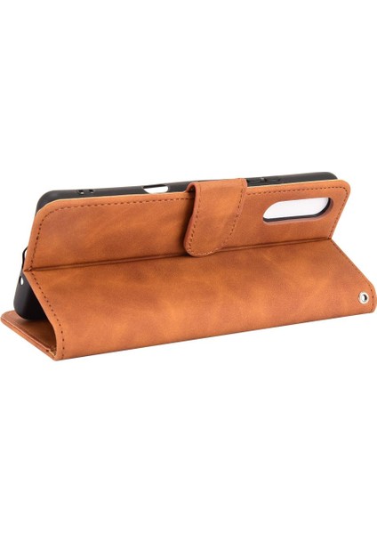 Kart Tutucu Kickstand ile Sony Xperia 10 Iii Kart Ekleme Için Kılıf (Yurt Dışından) fiyatları