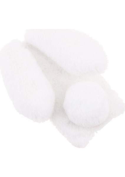 Nokia C12 4g Sonbahar ve Kış Tavşan Furprotection Plushcase Için Kılıf (Yurt Dışından)