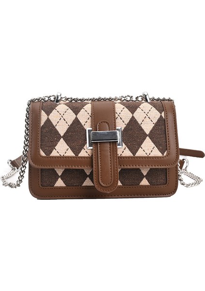 Crossbody Çanta Moda Çanta Omuz Çantası Küçük Kare Çanta (Yurt Dışından)