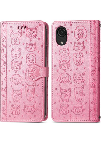 Samsung Galaxy A03 Çekirdek Kılıf Için Kılıf Kısa Kayış Darbeye Çevir (Yurt Dışından)