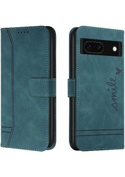 Google Piksel 8A Manyetik Kapatma Kart Yuvaları Kapak Flip Pu Için Telefon Kılıfı (Yurt Dışından)