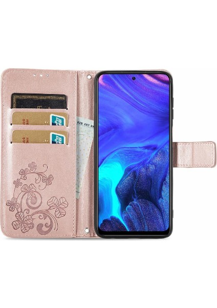Infinix Not 10 Pro Zarif Iş Dört Yapraklı Yonca Flip Case Için Kılıf (Yurt Dışından) indirimleri