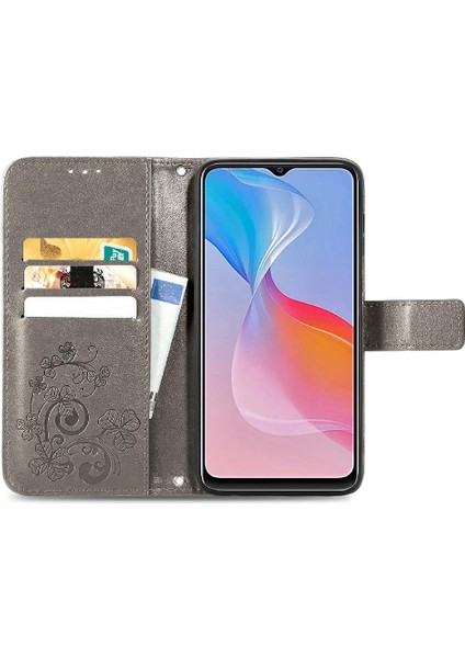 Vivo Y21S Dört Yapraklı Yonca Kısa Kayış Flip Kapak Için Kılıf Zarif Kılıf (Yurt Dışından) indirimleri