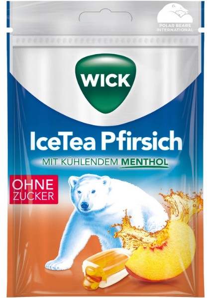 Icetea Pfirsich Mit Kühlendem Menthol 72G