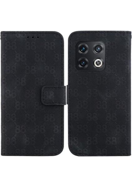 Oneplus 10 Pro 5g Için Telefon Kılıfı Kickstand Kart Tutucu Cüzdan Kapak Çift (Yurt Dışından)