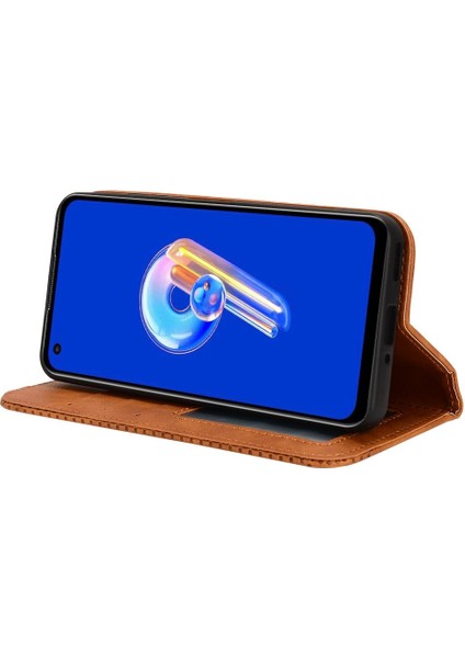 Asus Zenfone 9 Için Kılıf Manyetik Kapatma Cüzdan Pu Deri (Yurt Dışından) modelleri