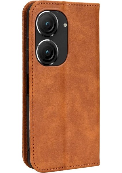 Asus Zenfone 9 Için Kılıf Manyetik Kapatma Cüzdan Pu Deri (Yurt Dışından) fırsatları