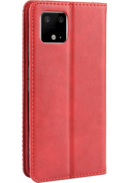 Google Piksel 4 Cüzdan Pu Deri Manyetik Kapatma Için Kılıf (Yurt Dışından) fırsatları