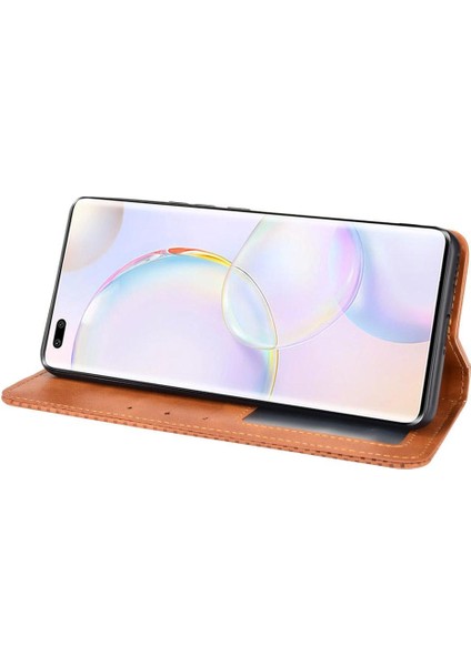 Onur Için Kılıf 50 Pro 5g Pu Deri Manyetik Kapatma Cüzdan (Yurt Dışından) modelleri