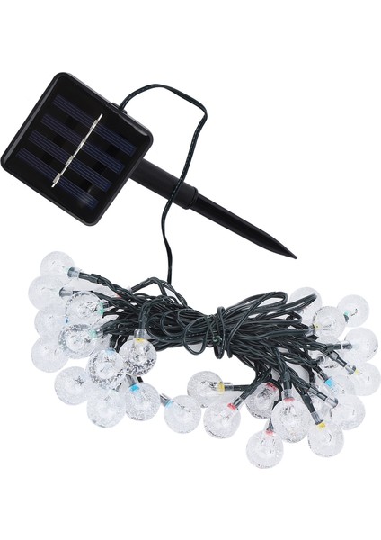 Bahçe Peyzaj Noel Dekorasyon Renkli Işık Için 5m 30LED Cips Güneş Enerjisi Dize Işık (Yurt Dışından) modelleri