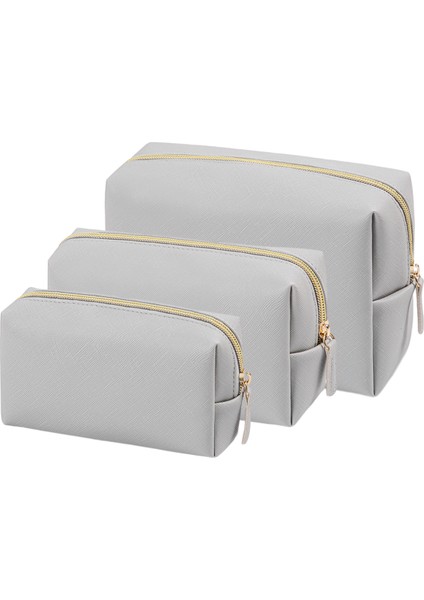 3pcs Kadın Sekizgen Kozmetik Çantası-Sakura Pembe (Yurt Dışından)