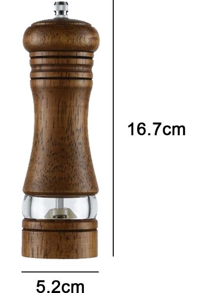 Karabiber Değirmeni Akrilik Şeffaf Karabiber Değirmeni-6 Inç (Yurt Dışından) fırsatları