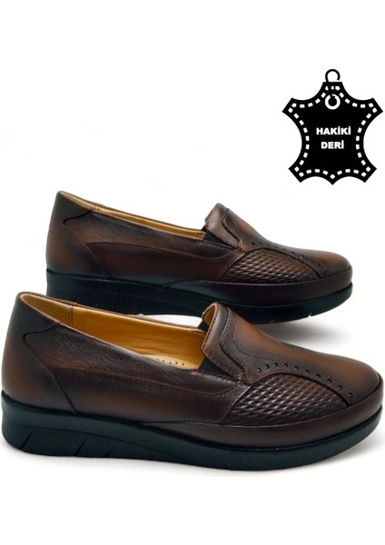 Günlük Kadın Tamamen Deri Comfort Tam Anne Ayakkabısı fiyatları