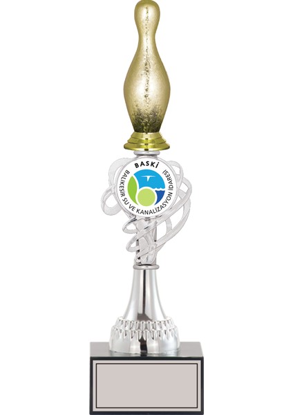 - Figürlü Kupalar - Bowling / Pin Figürlü Kupalar FG-034 B - 36 cm