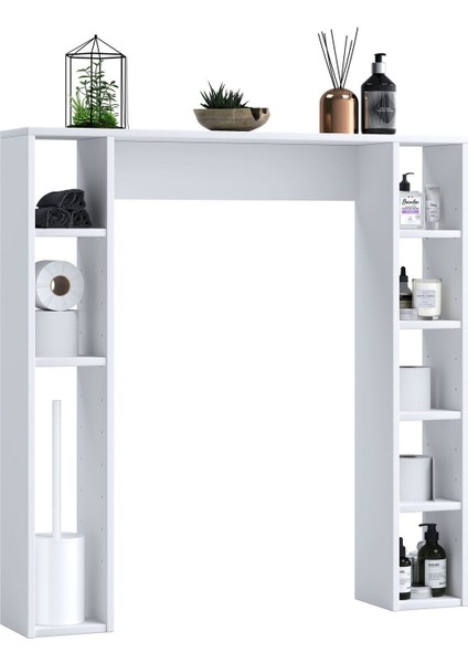 Ucda Klozet Arkası-Üstü-Banyo Dolabı-Çok Amaçlı