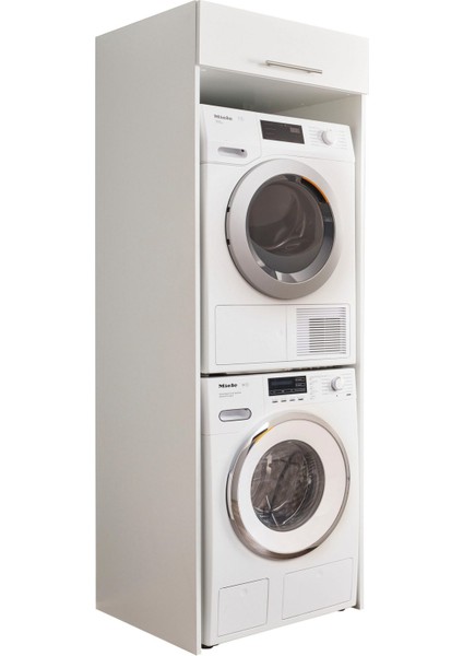 Hane Banyo Dolabı-Çok Amaçlı-Çamaşır Makinesi Dolabı Beyaz fırsatları
