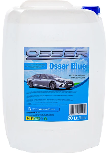 OSSERBLUE 20 LT AUS32 Üre Solüsyonu Euro4/Euro5/Euro6 (SCR Sistemi Olan Araçlar İçin)