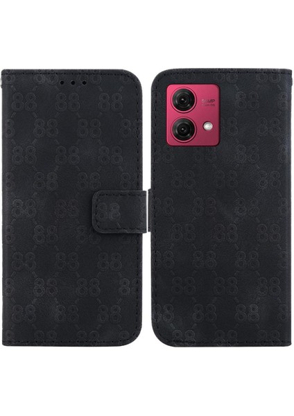 Motorola Moto G84 5g Için Pu Deri Cüzdan Kickstand 8 Telefon Kılıfı (Yurt Dışından)
