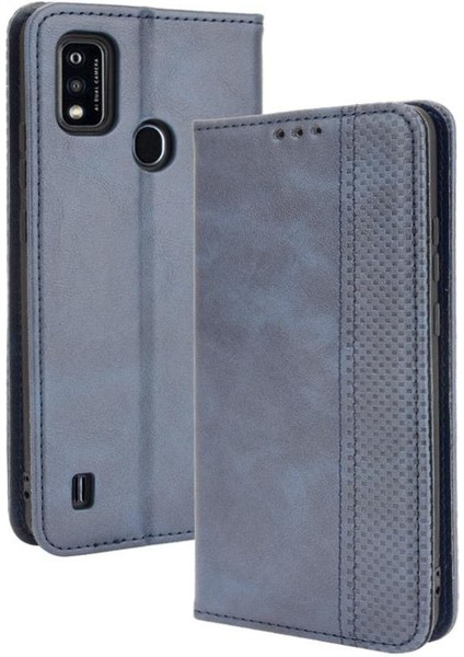 Zte Blade A51 Pu Deri Manyetik Kapatma Cüzdan Telefon Kılıfı (Yurt Dışından)