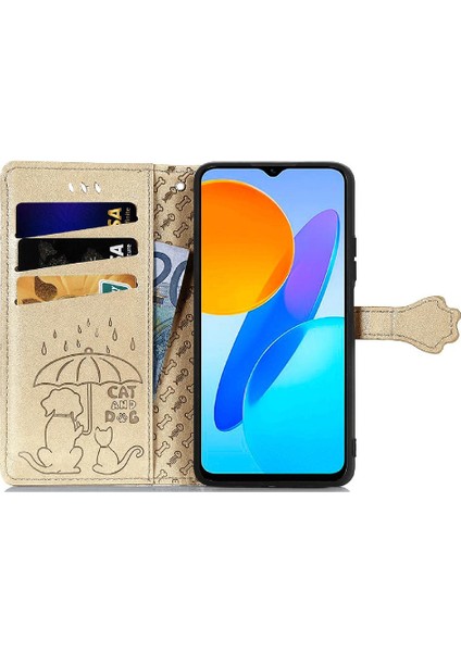Huawei Onur X8 5g Karikatür Hayvanlar Için Deri Kısa Telefon Kılıfı (Yurt Dışından) fırsatları