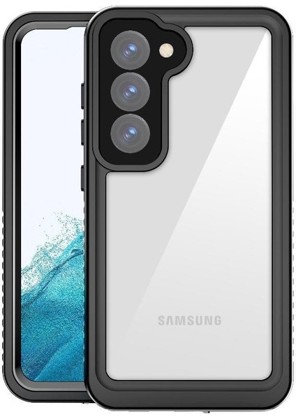 Samsung Galaxy S23 Ekran Koruyucu Su Geçirmez Dahili 12FT IP68 Telefon Kılıfı (Yurt Dışından)