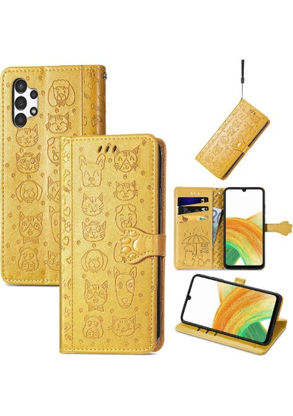 Samsung Galaxy A13 4g Darbeye Karikatür Hayvanlar Için Çevirin Telefon Kılıfı (Yurt Dışından) modelleri