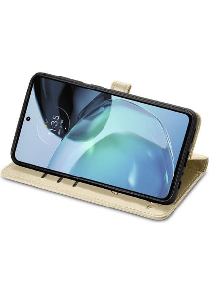 Moto G72 Için Deri Karikatür Hayvanlar Çevirin Kısa Kayış Telefon Kılıfı (Yurt Dışından) fiyatları