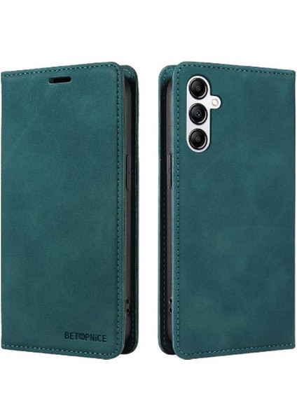 Samsung Galaxy M22 Için 4G/M32 4g Manyetik Pu Deri Koruyucu Folio Telefon Kılıfı (Yurt Dışından)