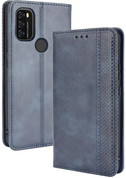 Blackview A70 Manyetik Kapatma Pu Deri Cüzdan Için Telefon Kılıfı (Yurt Dışından)
