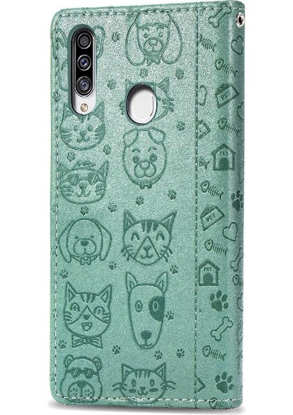 Samsung Galaxy A20S Için Kısa Kayış Karikatür Telefon Kılıfı (Yurt Dışından) fırsatları