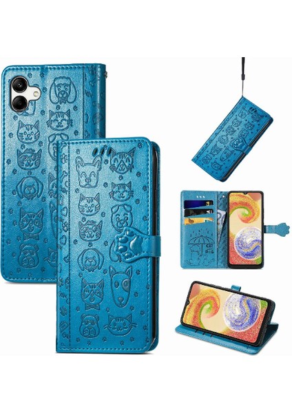 Samsung Galaxy A04 Darbeye Için Kısa Kayış Karikatür Telefon Kılıfı (Yurt Dışından)