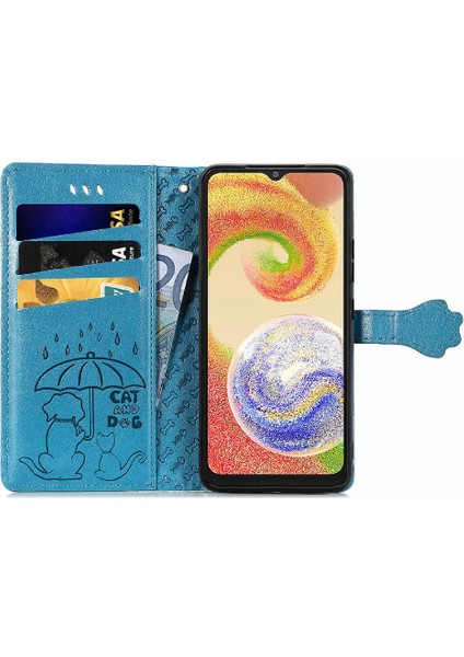 Samsung Galaxy A04 Darbeye Için Kısa Kayış Karikatür Telefon Kılıfı (Yurt Dışından)
