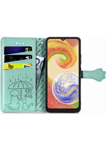 Samsung Galaxy A04 Darbeye Için Kısa Kayış Karikatür Telefon Kılıfı (Yurt Dışından)