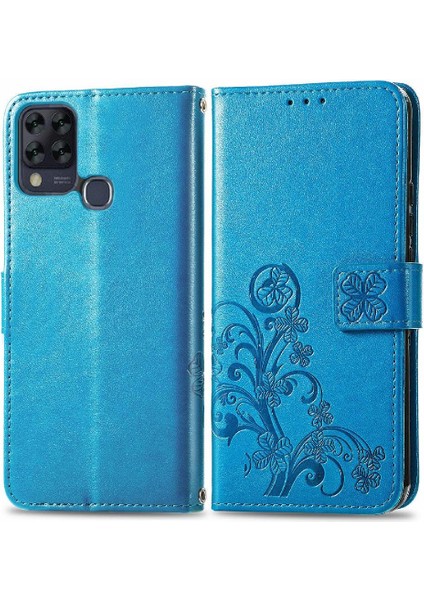 Infinix Sıcak 10T Için Zarif Iş Kısa Kayış Flip Telefon Kılıfı (Yurt Dışından)