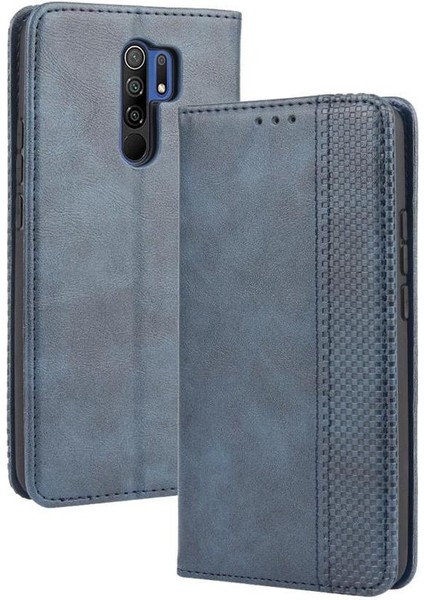 Xiaomi Redmi 9 Cüzdan Manyetik Kapatma Pu Deri Telefon Kılıfı (Yurt Dışından)