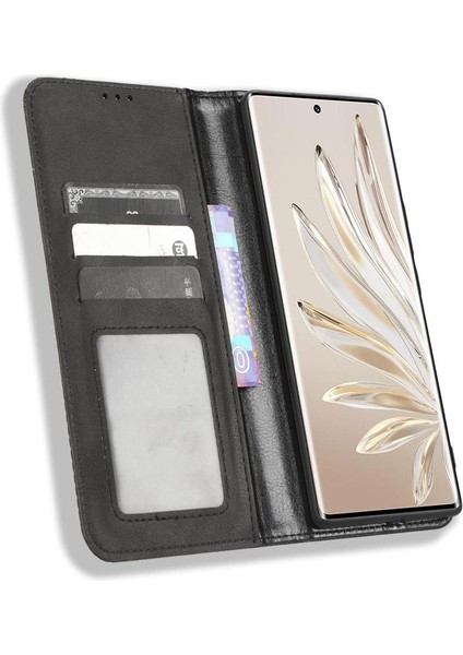 Onur 70 5g Cüzdan Pu Deri Manyetik Kapatma Için Telefon Kılıfı (Yurt Dışından)