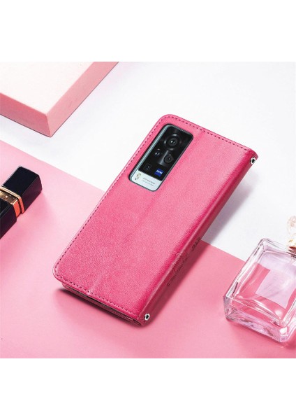 Vivo X60 Pro Dört Yapraklı Yonca Kısa Kayış Flip Için Zarif Telefon Kılıfı (Yurt Dışından) indirimleri