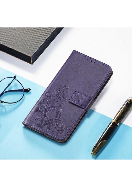 Vivo X60 Pro Dört Yapraklı Yonca Kısa Kayış Flip Için Zarif Telefon Kılıfı (Yurt Dışından) fiyatları