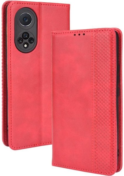 Onur Için 50 Pro 5g Pu Deri Manyetik Kapatma Cüzdan Telefon Kılıfı (Yurt Dışından)