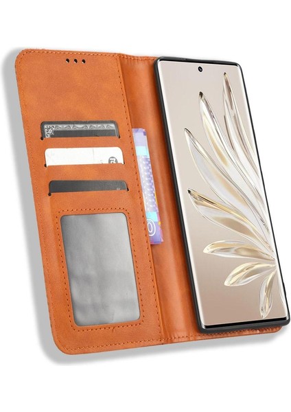 Onur 70 5g Cüzdan Pu Deri Manyetik Kapatma Için Telefon Kılıfı (Yurt Dışından)
