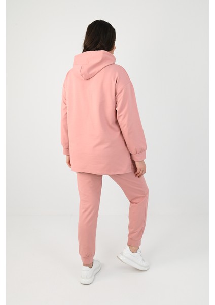 Kadın Büyük Beden Çift Cep Detaylı Eşofman Takımı 8081-24 modelleri