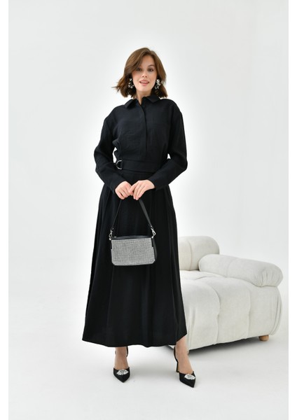 Kadın Modal Etekli Takım Siyah 30714 fırsatları