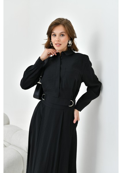 Kadın Modal Etekli Takım Siyah 30714 indirimleri