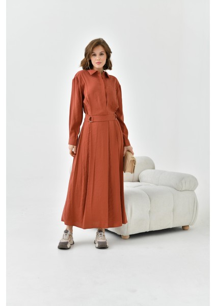 Kadın Modal Etekli Takım Kiremit 30714 modelleri