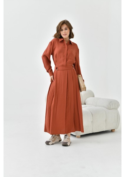 Kadın Modal Etekli Takım Kiremit 30714 fırsatları