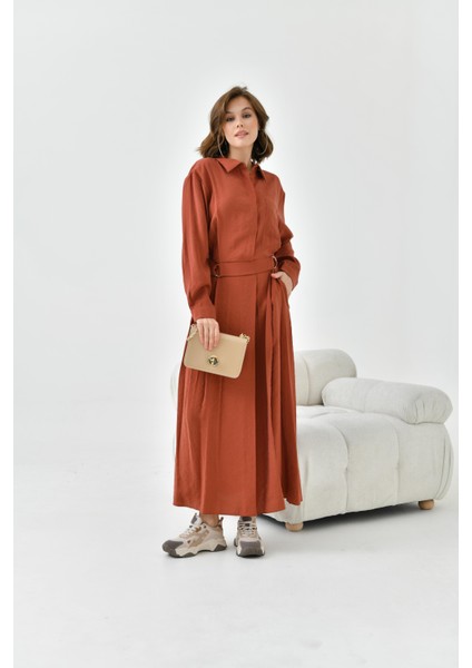 Kadın Modal Etekli Takım Kiremit 30714 indirimleri