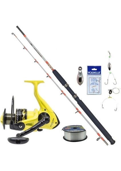 Remixon Makine ( 150M. Misinası Sarılı ) 180 Cm. Tekne Kamışı Seti