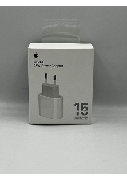 Apple 15/15 Plus/15 Pro/15 Pro Max Orjinal Kalite 25 W Usb-C Güç Şarj Adaptörü - TU8W4WU/A